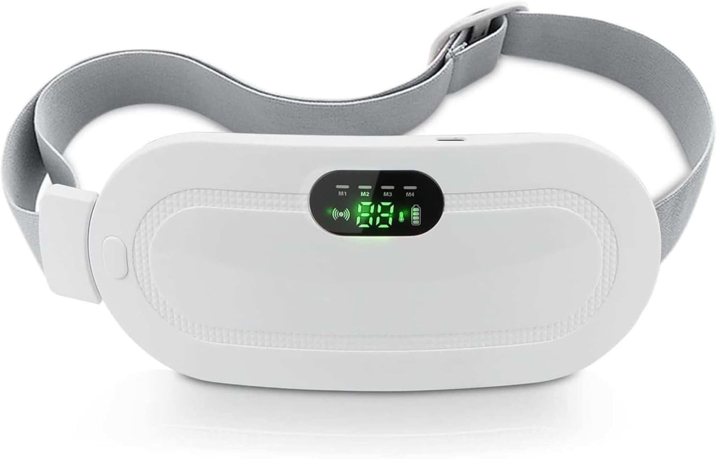 Cinturón térmico masajeador para cólicos menstruales con vibración y calor