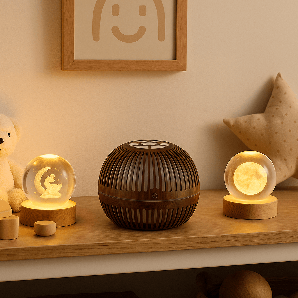 Humidificador Difusor USB de Aromaterapia con Luz LED Silenciosa