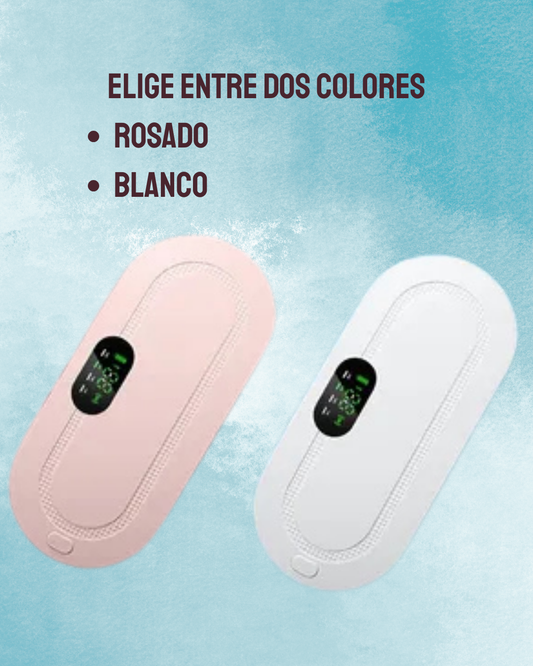 Cinturón térmico masajeador para cólicos menstruales con vibración y calor